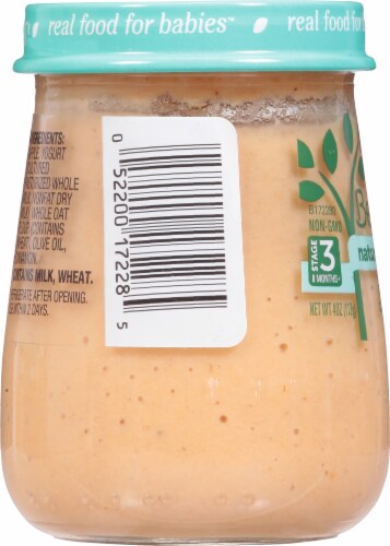Beech-Nut® Naturals Superblends Stage 3 Apple Cinnamon Yogurt & Oat Baby Food Perspective: left