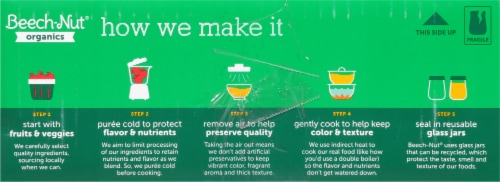 Beech-Nut Organics Stage 1 Baby Food Variety Pack Perspective: left