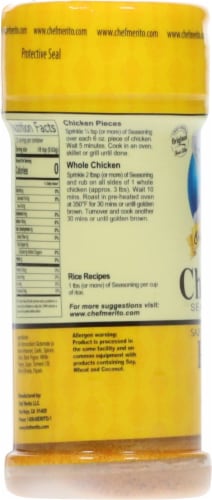 Chef Merito Micken Seasoning Perspective: left