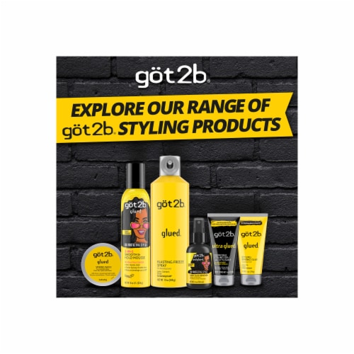 Schwarzkopf® got2b® Glued® Screaming Hold® Water-Resistant Styling Spiking Glue Perspective: left