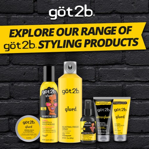 Got2b Glued Styling Spiking Hair Gel Screaming Hold Water-Resistant Perspective: left