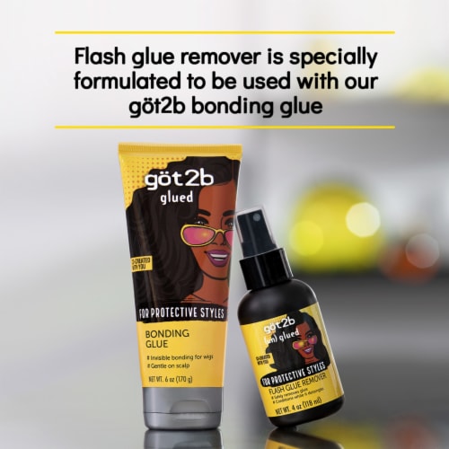 Got2b® Glued Flash Glue Remover. Perspective: left