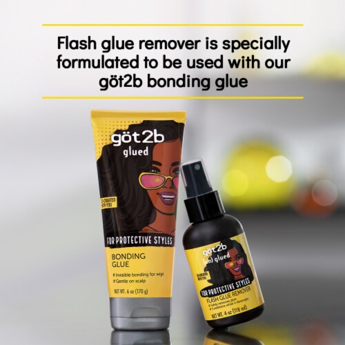 Got2b® Glued Flash Glue Remover. Perspective: left
