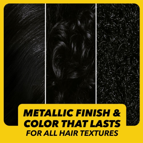 got2b® Metallics Long Lasting Hair Coloring Kit - Midnight Black Perspective: left