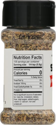 Sauer's® Prime Rib & Roast Rub Seasoning Perspective: left