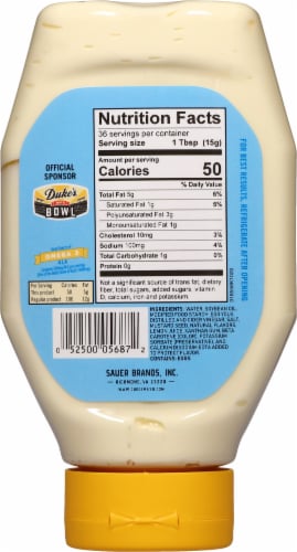 Duke's Light Mayonnaise Perspective: left