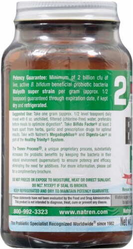 Natren Bifido Factor 2 Probiotic Dairy Free Powder Perspective: left