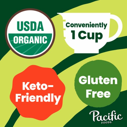 Pacific Foods® Organic Free Range Chicken Broth Perspective: left