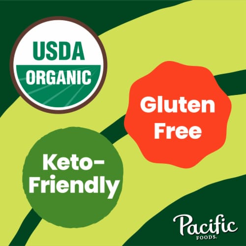 Pacific Foods® Organic Low Sodium Free Range Chicken Broth Perspective: left