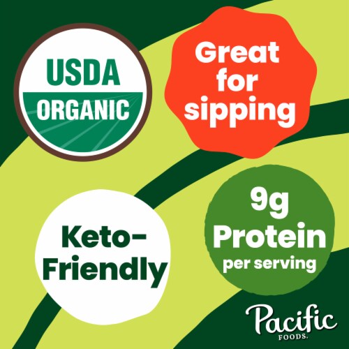 Pacific Foods® Organic Unsalted Chicken Bone Broth Perspective: left