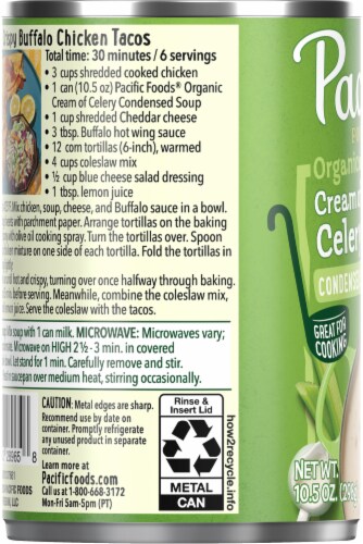 Pacific Foods® Organic Cream of Celery Condensed Soup Perspective: left