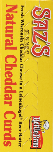 Saz's Cheddar Cheese Curds Perspective: left