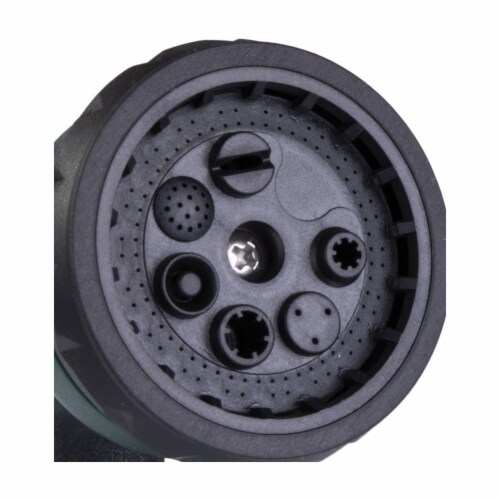 EarthWay Products 50 Foot Hose w/ Nozzle, Retractable Storage Drum, & Wall Mount Perspective: left
