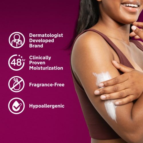 Lubriderm Advanced Therapy Fragrance Free Lotion Perspective: left