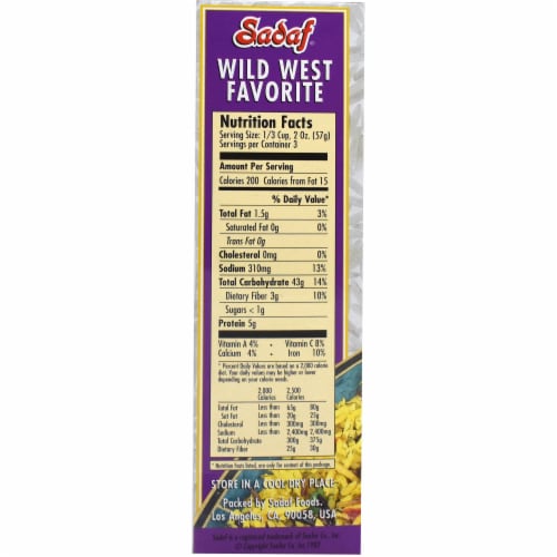 Sadaf Basmati Rice Mix Perspective: left