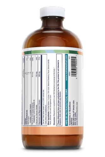 Lifetime® Bone Support Blueberry Syrup Dietary Supplement Perspective: left