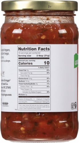 Green Mountain Gringo® Hot Salsa Perspective: left