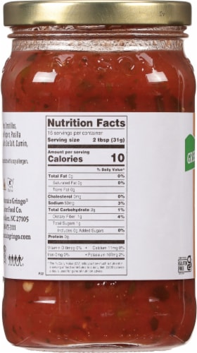 Green Mountain Gringo® Medium Salsa Perspective: left
