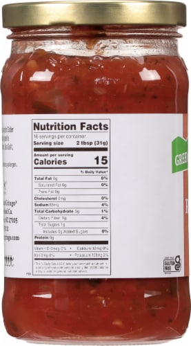 Green Mountain Gringo® Roasted Garlic Medium Salsa Perspective: left