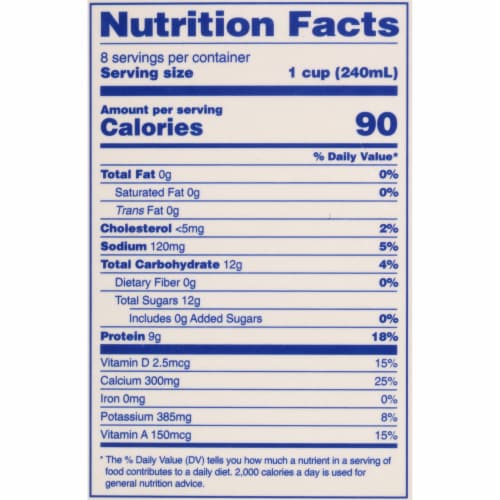 Stremicks Heritage Foods Organic Fat Free Milk Half Gallon Perspective: left