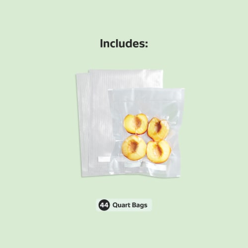 FoodSaver® Heat Seal Food Vacuum Storage Bags Perspective: left