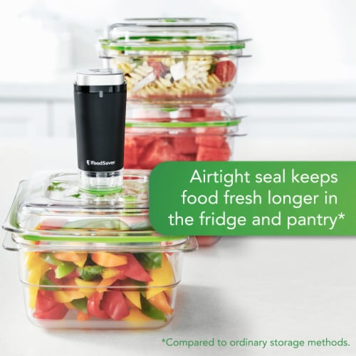 FoodSaver® V1100 Cordless Handheld Food Vacuum Sealer, Black Perspective: left