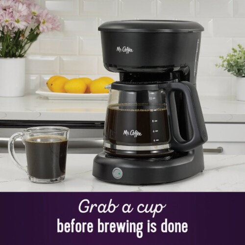 Mr. Coffee® Programmable 12-Cup Coffee Maker - Black Perspective: left