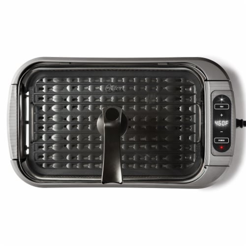 Oster DiamondForce Electric Griddle- Black/Silver