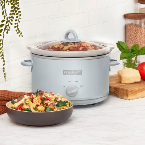 Crock-Pot® Slow Cooker Manual Blue Perspective: left
