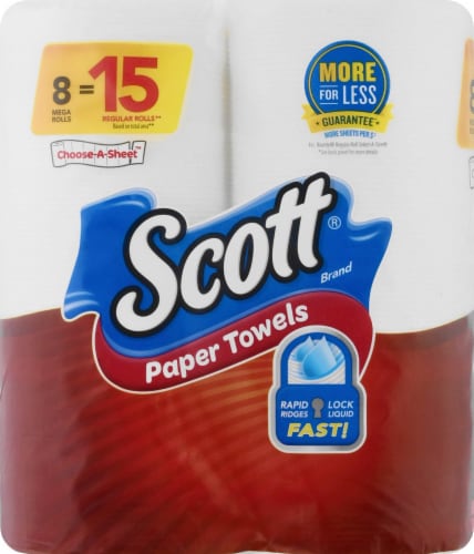 Scott Choose-A-Sheet Mega Roll Paper Towels Perspective: left