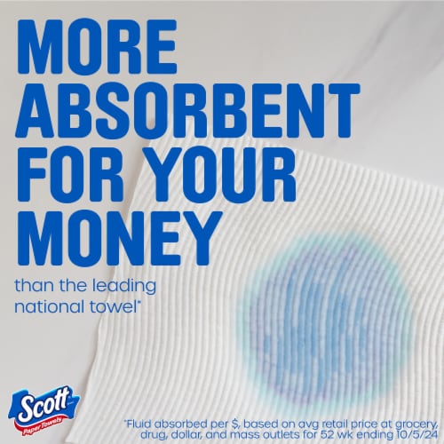 Scott Choose-A-Sheet Paper Towels Double Rolls Perspective: left