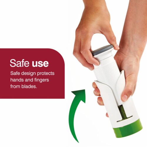 Zyliss® Spiralizer - White/Green Perspective: left