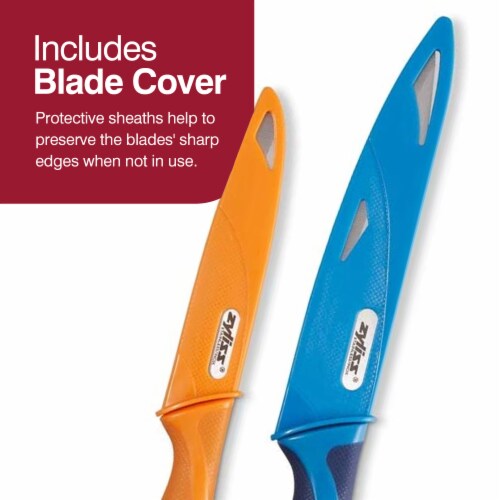 Zyliss® Serrated Utility Knife Set Perspective: left