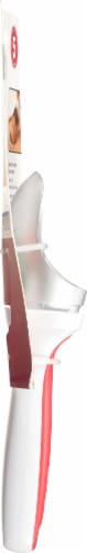 Zyliss Right Scoop Ice Cream Scoop - Red/White Perspective: left