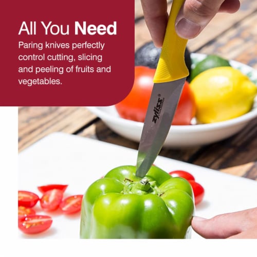 Zyliss 3-Piece Paring Knife Set - 3 Pieces Perspective: left