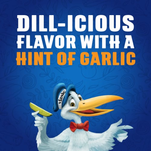 Vlasic Polish Dill Pickle Spears Perspective: left