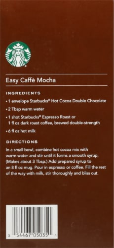 Starbucks® Double Chocolate Hot Cocoa Mix Perspective: left