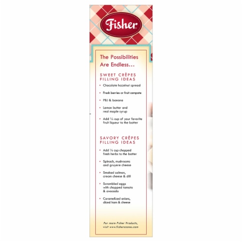 Fisher® Classic Crepe Baking Mix Perspective: left