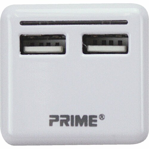 Prime® Foldable Plug USB Charger Perspective: left