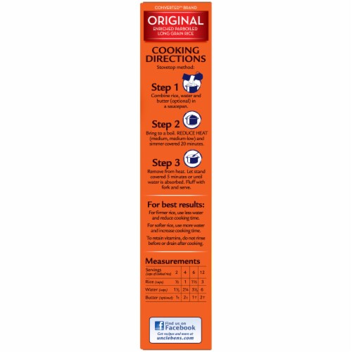 Uncle Ben's® Original Enriched Parboiled Long Grain White Rice Perspective: left