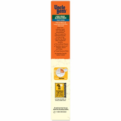 Uncle Ben's® Flavored Grains Fast Cook Long Grain & Wild Rice Perspective: left