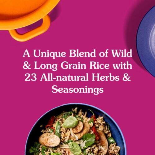 Ben's Original™ Ready Rice Long Grain and Wild Flavored Rice Perspective: left
