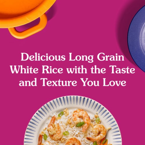 Ben's Original Ready Rice Original Long Grain White Rice, Easy Dinner Side, 8.8 oz Pouch Perspective: left