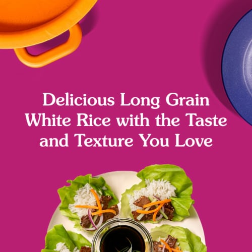 Ben's Original Enriched Long Grain White Rice, Parboiled Rice, 5 lb Bag Perspective: left