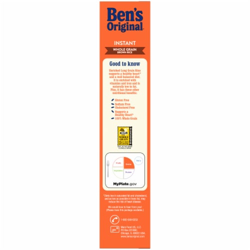 Ben's Original Instant Brown Rice Perspective: left