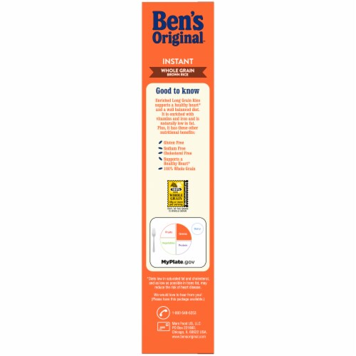 Ben's Original Instant Brown Rice Perspective: left