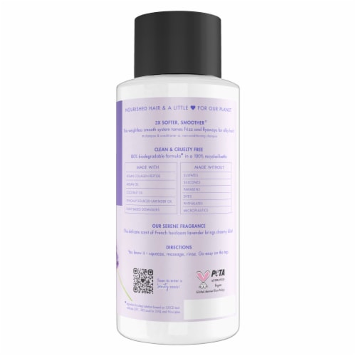 Love Beauty and Planet Vegan Collagen, Argan Oil & Lavender Weightless Smooth Conditioner Perspective: left