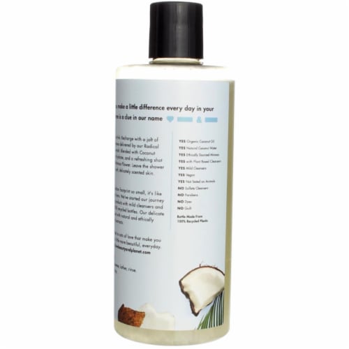 Love Beauty & Planet Radical Refresher Coconut Water & Mimosa Flower Hydrating Body Wash Perspective: left