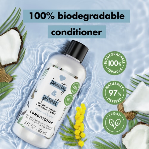 Love Beauty & Planet Volume & Bounty Coconut Water & Mimosa Flower Conditioner Perspective: left