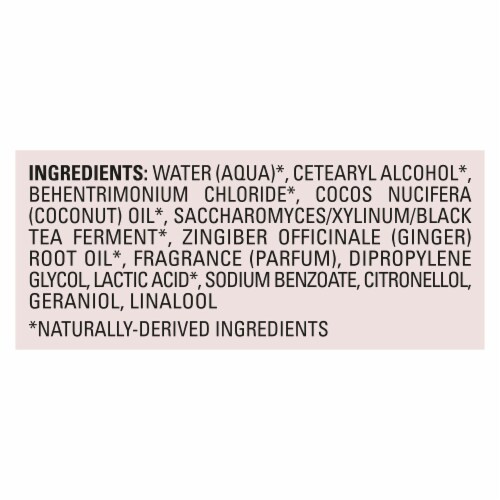 Love Beauty and Planet Silicone-Free Black Tea Kombucha & Red Ginger Nourishing Conditioner Perspective: left